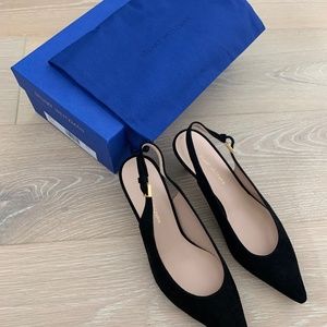 NEW! Stuart Weitzman Suede Kitten Heels